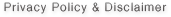 Privacy Policy and Disclaimer